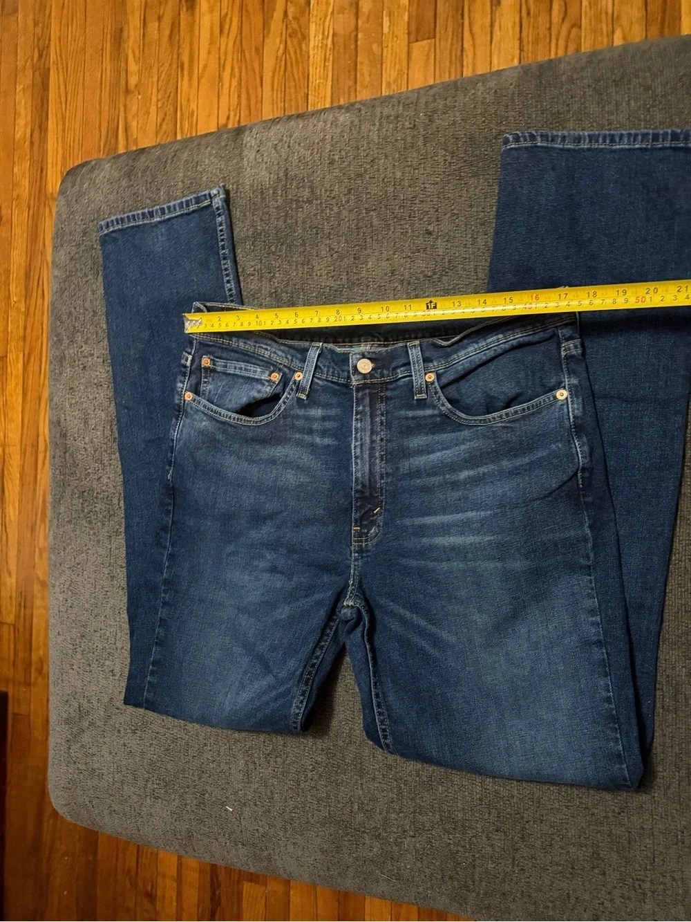 Levi’s 514 Straight Fit Jeans Men’s W36 L34 Dark Wash Classic Denim EUC
